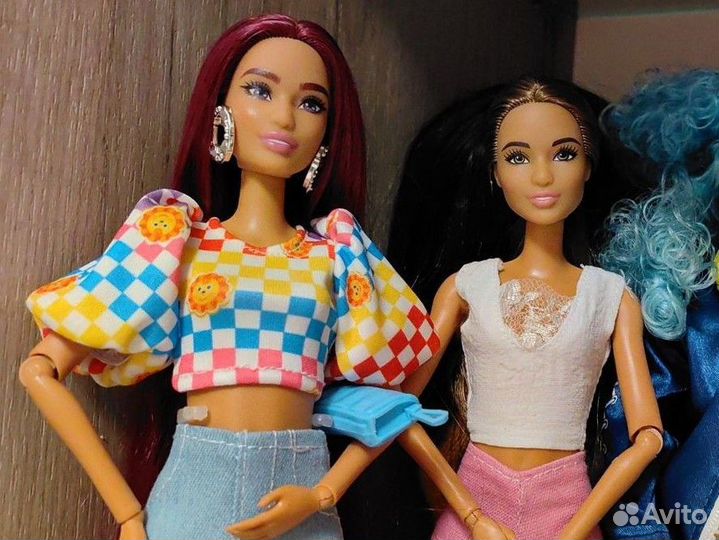 Барби гибрид barbie extra шарнирная головы аксы