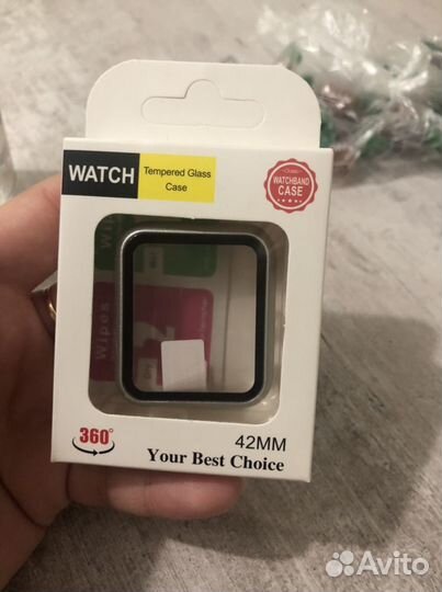 Бампер с защитным стеклом Apple Watch