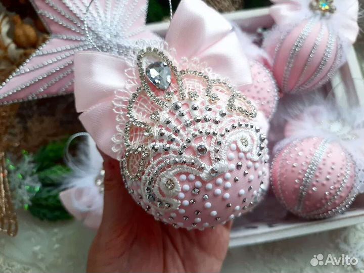 Шары на елку ручной работы