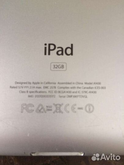 Планшет apple iPad