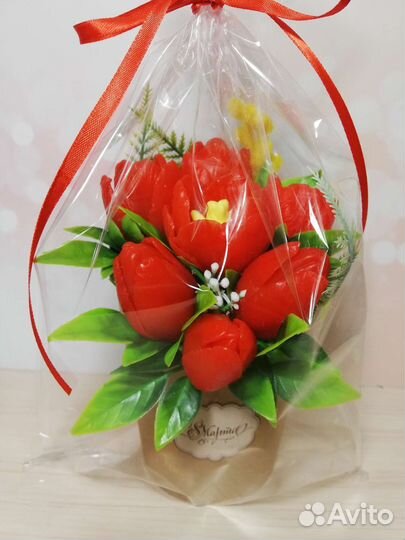 Букет из мыла