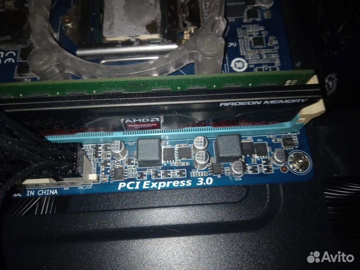 Комплект материнская плата gigabyte GA-H61M-DS2 +