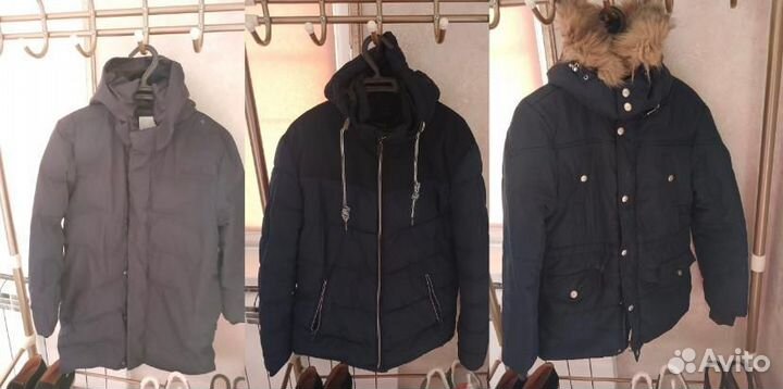 Мужская зимняя парка с натуральным мехом