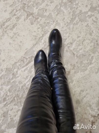 Сапоги ботфорты демисезон