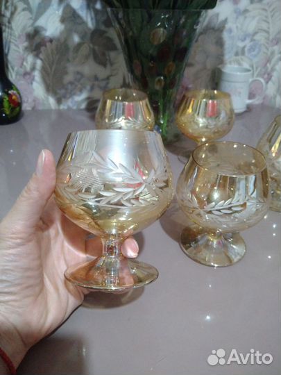 Хрустальные бокалы СССР