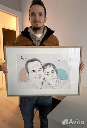 Иллюстрации, портреты, открытки для брендов