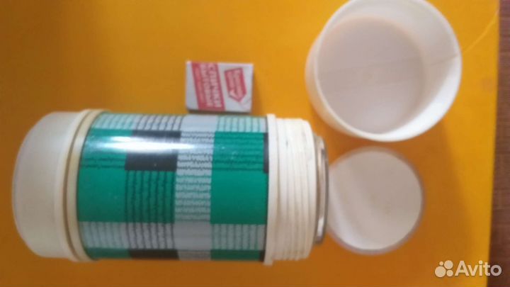 Термос стеклянный с широким горлом