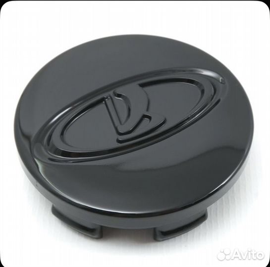 Заглушка ступицы ваз черный глянец