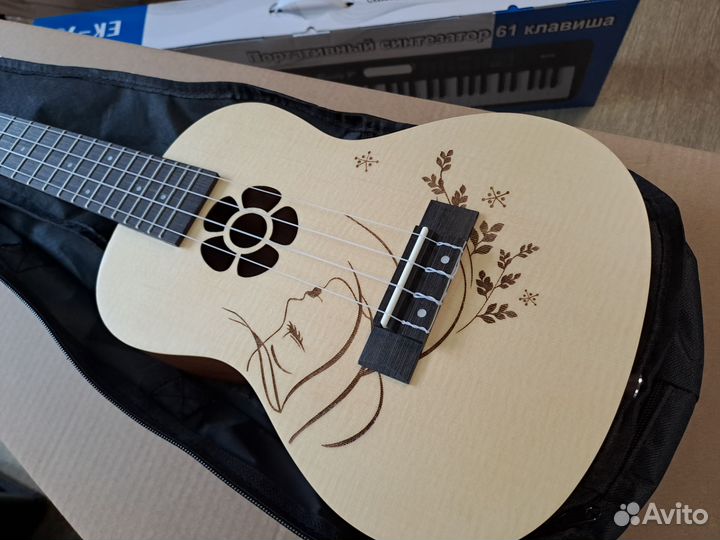 Укулеле концерт с рисунком