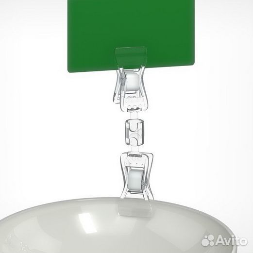 Ценникодержатель на прищепке двусторонний, высота