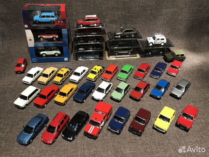 Модели автомобилей ваз 1:43