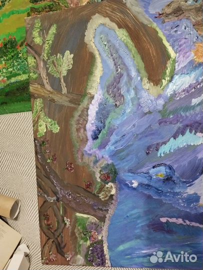 Картина маслом на холсте 60х80 см, 