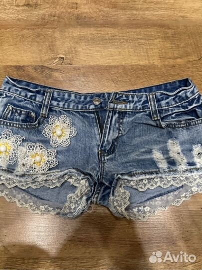 Женские джинсовые шорты 42 44