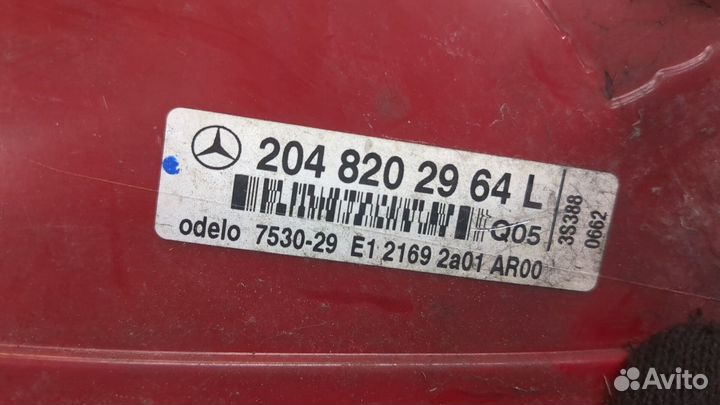 Фонарь (задний) Mercedes C W204, 2009