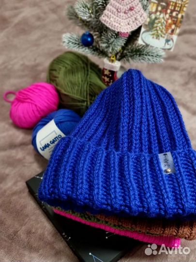 Шапка вязаная (ручная работа)