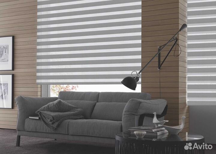 Рулонные шторы зебра на заказ от производителя