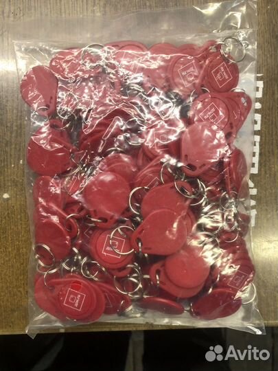 Rfid proxy брелок S-тип пластик одноцветный 125кгц