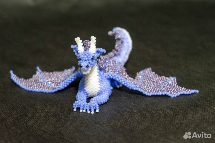 Дракон из бисера