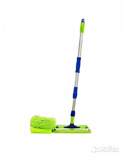 Универсальная швабра с двумя насадками aquamatic