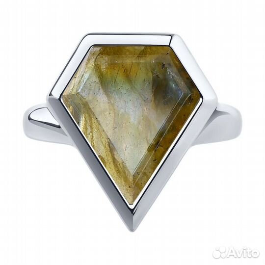 Серебряное Кольцо Лабрадорит