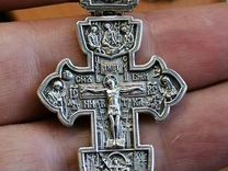 Серебряный Православный крест, серебро 925