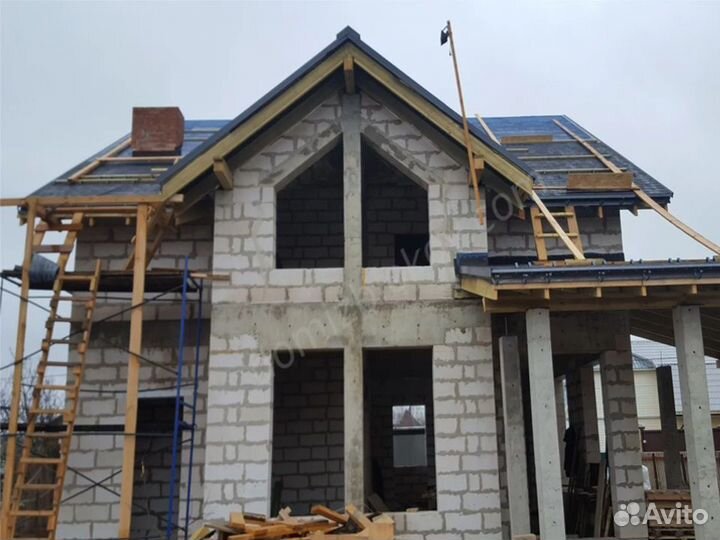 Строительство домов бань забор фундамент