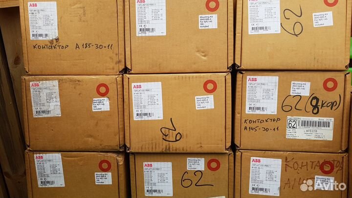 Контакторы ABB A AF 80-1050 Ампер Новые