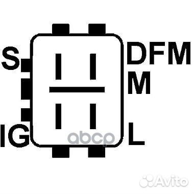 ALB0021RB генератор восст. 12v 80A K6 Toyota Y