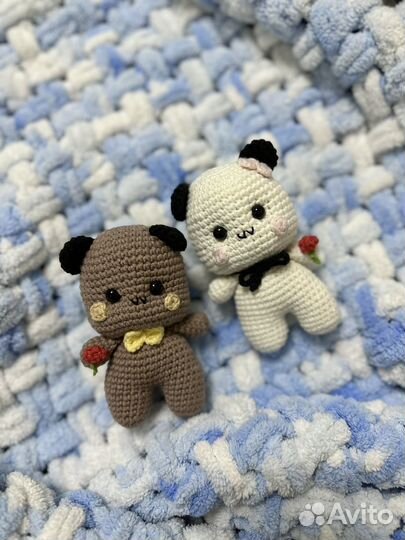 Мишки вязаные