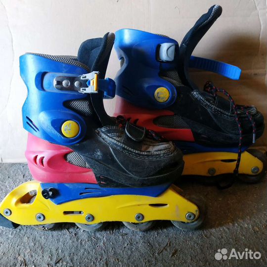 Роликовые коньки детские раздвижные