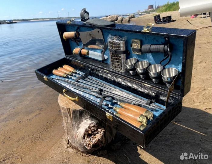 Шашлычный набор в кейсах/ чехлах
