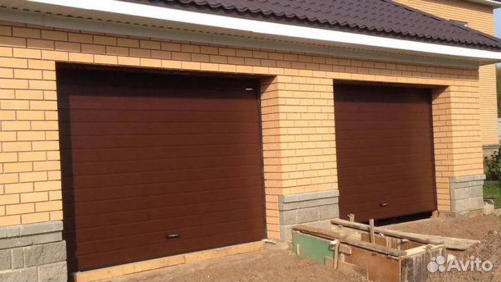 Гаражные секционные ворота дорхан 3000х2125