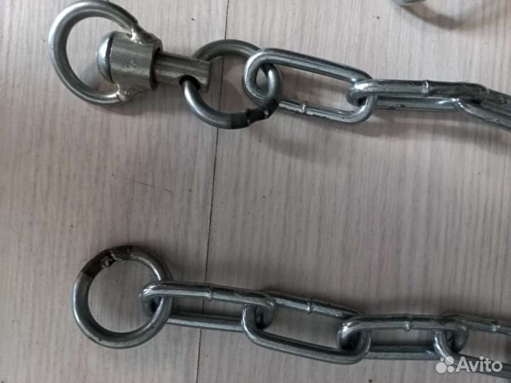 Цепь с карабином для собаки