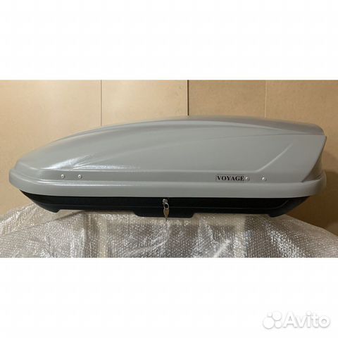 Автобокс Voyage 370литров 145см Серый