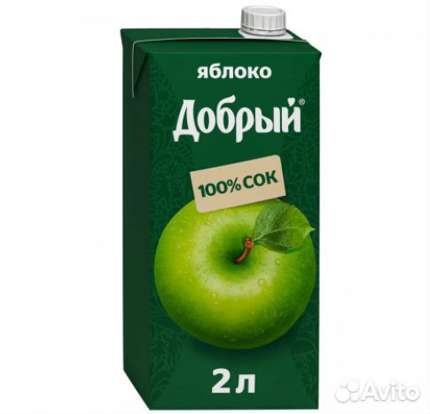 Сок Добрый Яблоко 2л Мултон