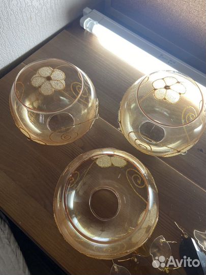 Плафоны для люстры 3 шт