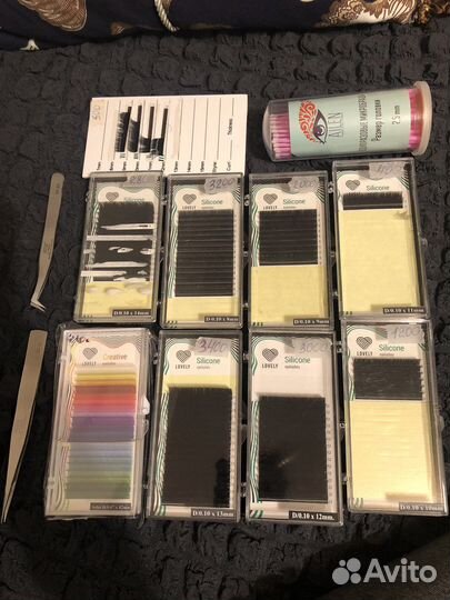 Для наращивания ресниц набор бу