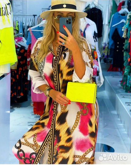 Платье рубашка 48 50