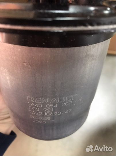 Топливный фильтр renault duster дизель 164005420R