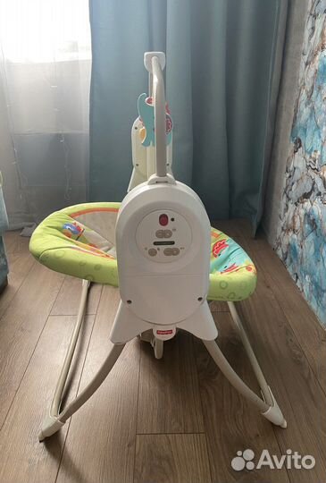 Детские электрокачели fisher price