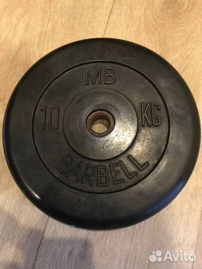 Блины штанги barbell titan обрезиненные 5кг, 10кг