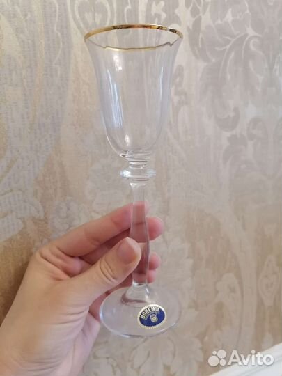 Рюмки богемское стекло