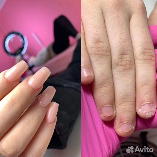 Маникюр гель лак