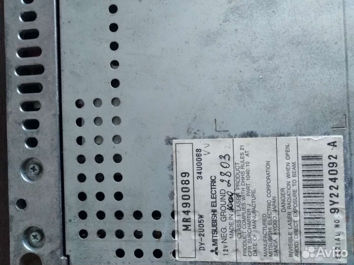 Автомагнитолла mitsubishi