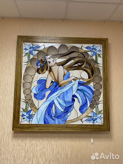 Картина витражная