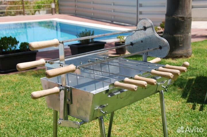 Мангал автоматический угольный