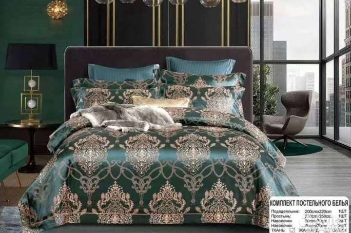Белье постельное Жаккард Сатин Шёлк