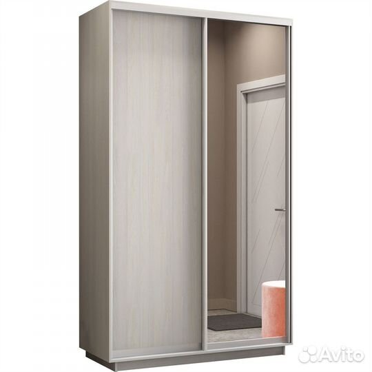 Шкаф-купе Версаль 140-240-45, анкор св., зерк+лдсп