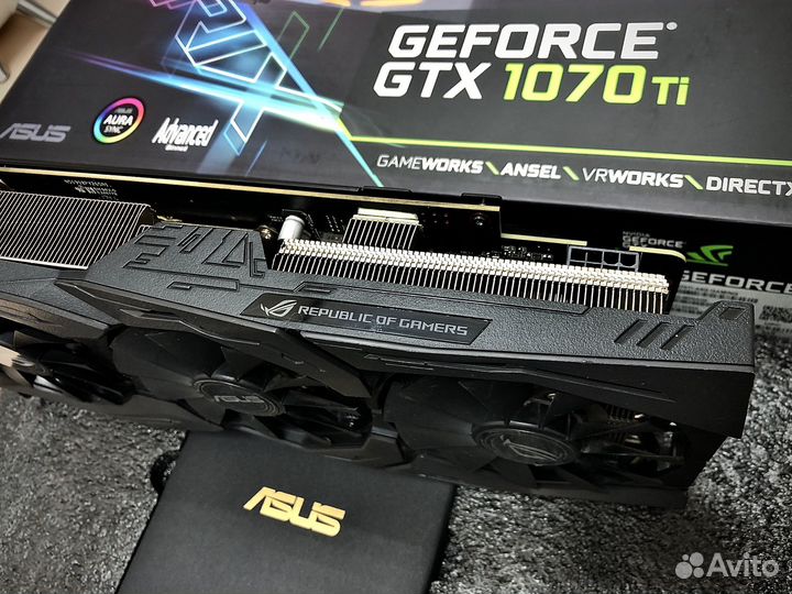 GTX 1070Ti 8Gb Asus Rog Strix Gaming Advanced