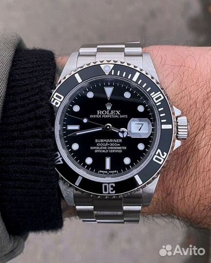 Часы rolex submariner Black. Часы мужские